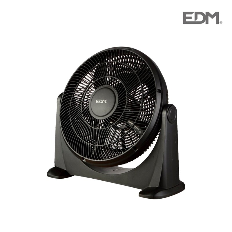 *ULT.UNIDADES* VENTILADOR BOX FAN XL NEGRO 80W Ø ASPAS 45 CM EDM