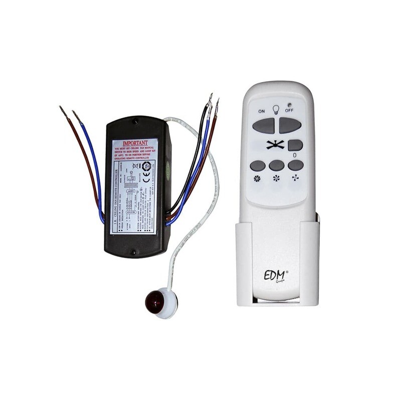 KIT MANDO A DISTANCIA UNIVERSAL PARA VENTILADOR DE TECHO EDM