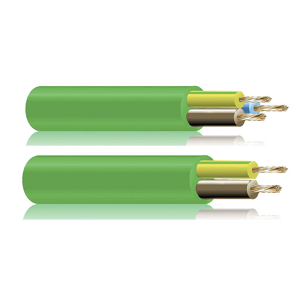 MANGUERA LIBRE DE HALOGENOS VERDE 3X1,5MM EURO/MTS