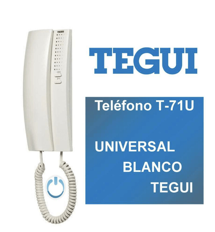 Teléfono T-71U UNIVERSAL BLANCO TEGUI