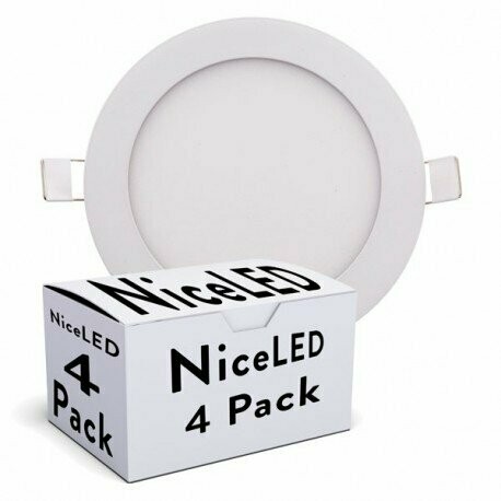 Pack 4 Placa de LEDs 120Mm 6W 400Lm 30.000H