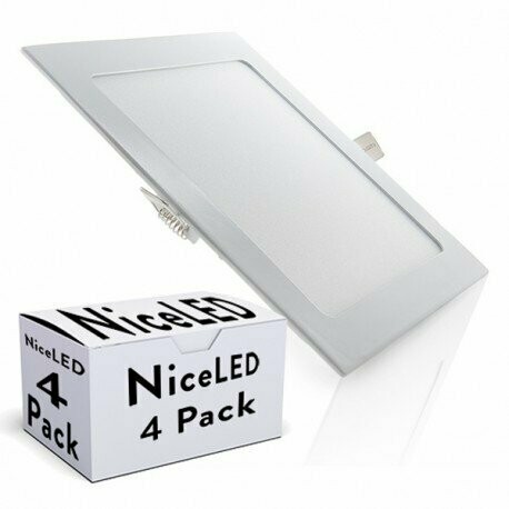 Pack 4 Placa de LEDs 225Mm 18W 1350Lm 30.000H