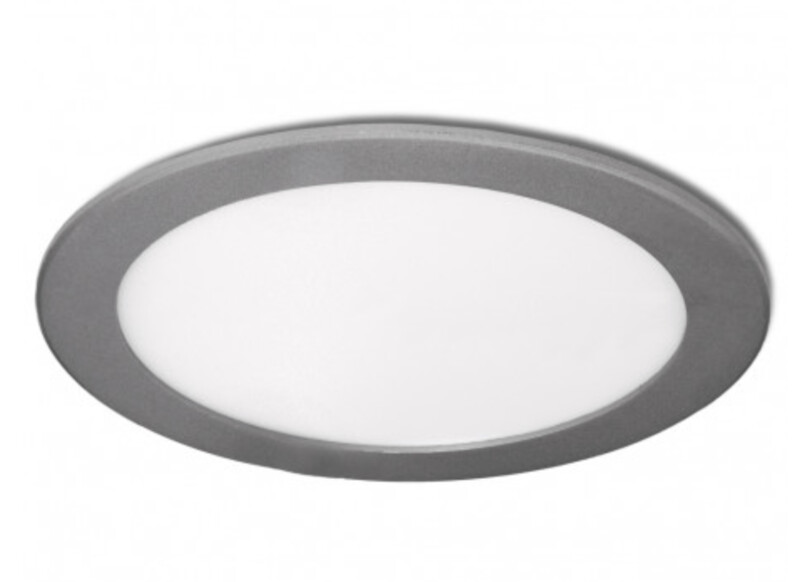 Placa de LEDs Circular 225M 18W 1350Lm 30.000H Plata
