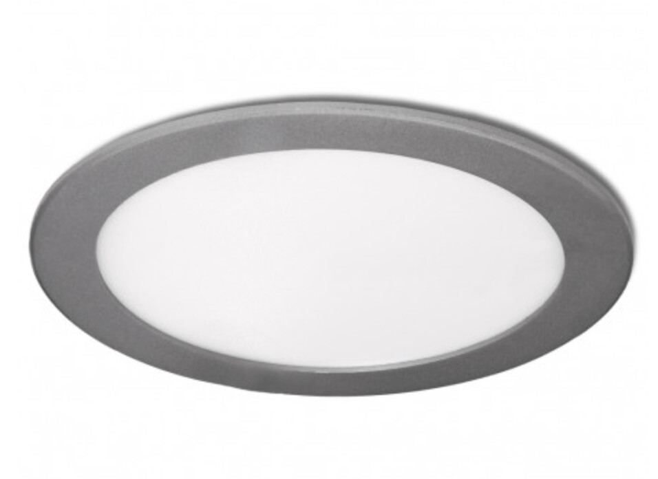 Placa de LEDs Circular 240Mm 20W 1860Lm 30.000H Plata