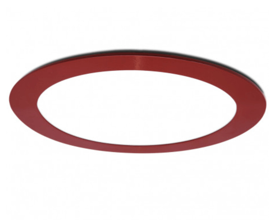 Placa de LEDs Circular Marco Rojo 225Mm 18W 1380Lm 30.000H