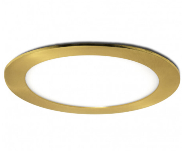 Placa de LEDs Circular Ø225Mm 18W 1300Lm 50.000H Dorado