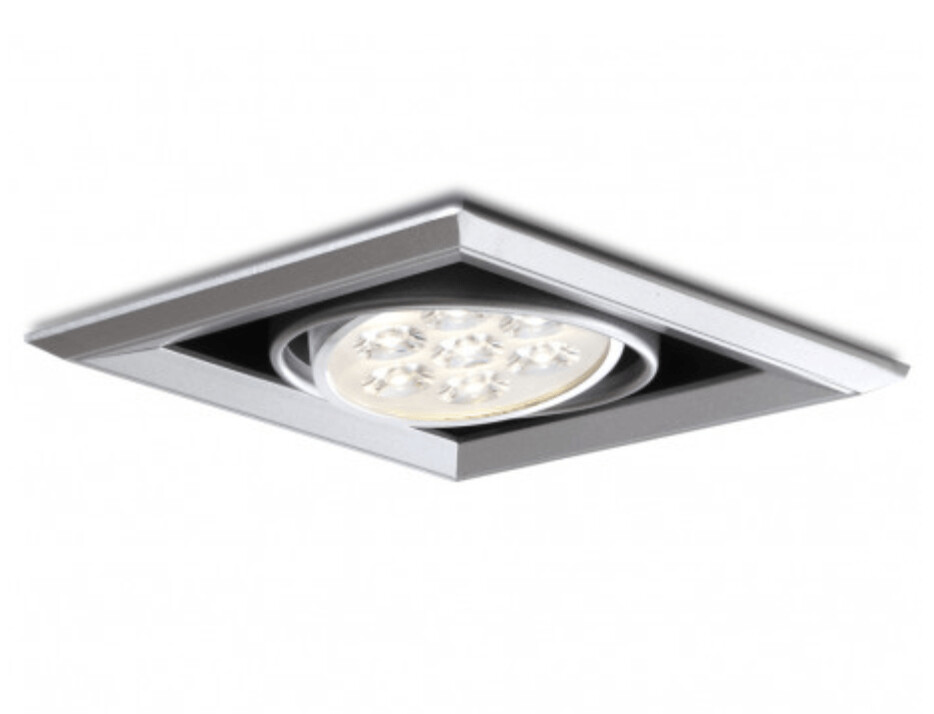 Foco Downlight LED Cuadrado 7W 700Lm 30.000H