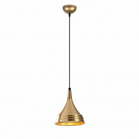 Lámpara Colgante "Berceste" Oro 1 x E 27 Sin Bombilla [OPV-521SHN3151]