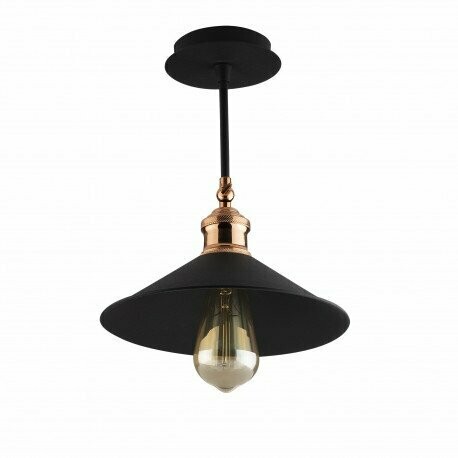 Lámpara Colgante vintage "Berceste - N-657" Negro 1xE27 Sin Bombilla [OPV-525NOR1298]