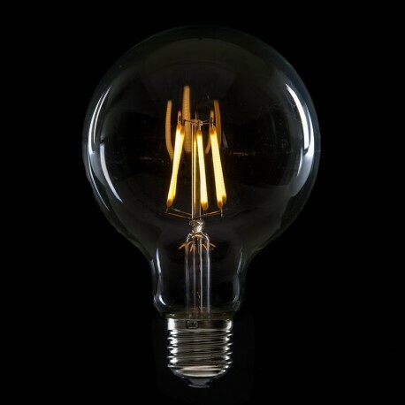 Bombilla de LEDs Filamento Vintage G95 E27 6W 600Lm Isla BLANCO CÁLIDO [WO-LF-G95-E27-6W-WW]