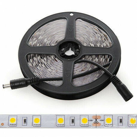 Tira LED 300 LEDs 60W SMD5050 24VDC IP25 x 5M