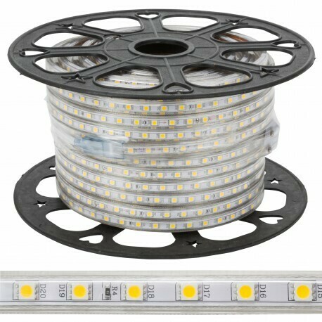 Tira LED 60 /M 220VAC SMD5050 IP65 x 50M