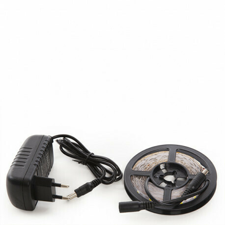 Kit Tira 300 LEDs 24W Blanco Frío Blister Transformador IP25