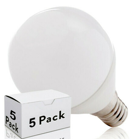 Pack 5 Bombilla LED E14 2835SMD 5W 410Lm 30.000H