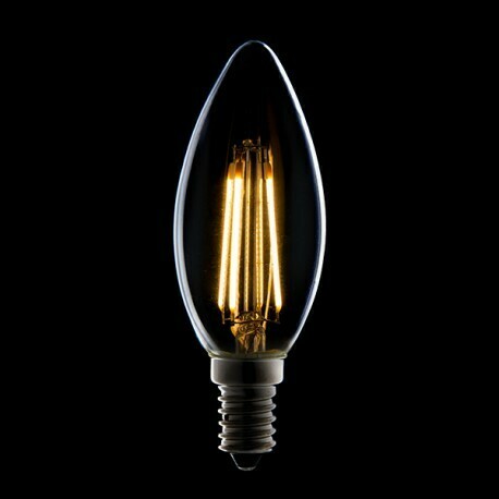 Bombilla Filamento LED E14 4W 380Lm 30.000H
