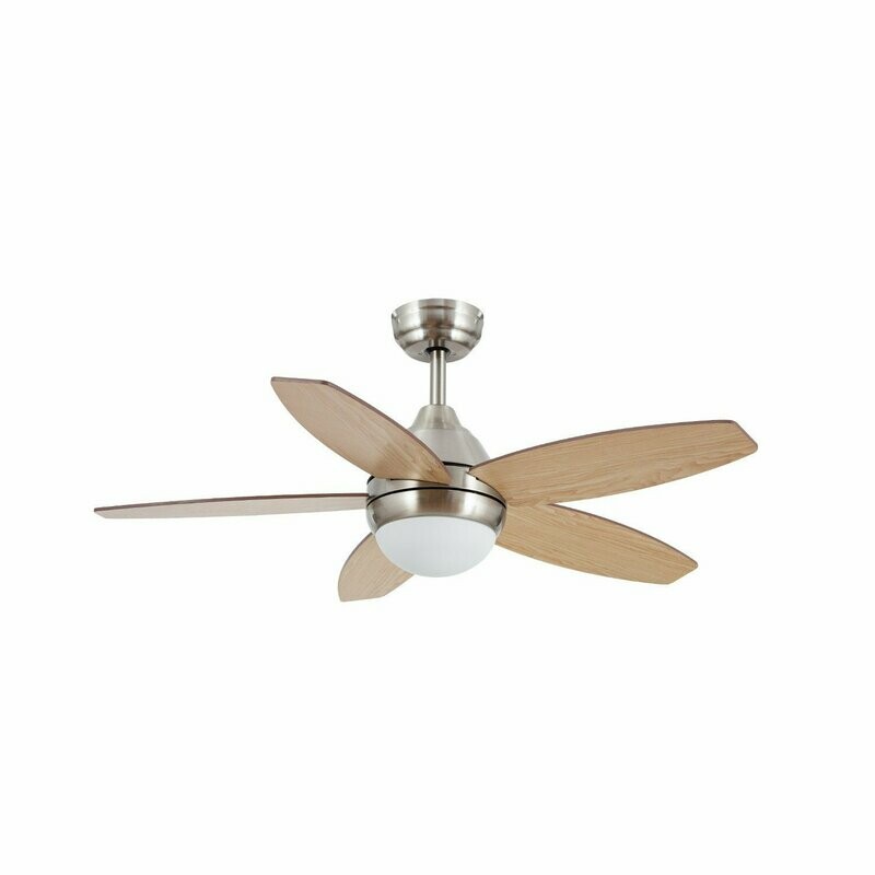 Ventilador de Techo Dara LED Niquel CCT Seleccionable