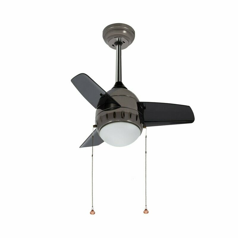 Ventilador de Techo Modern LED Negro