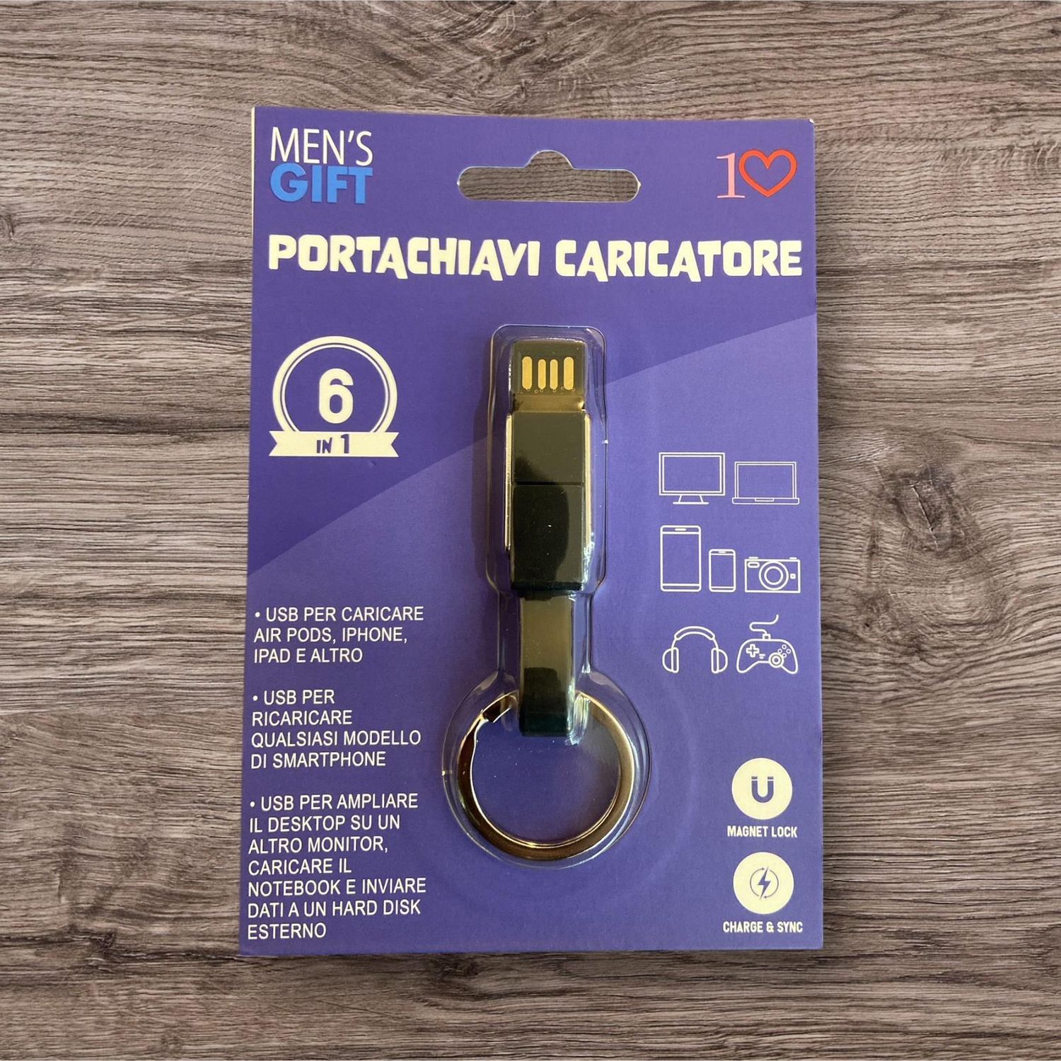 Portachiavi caricatore