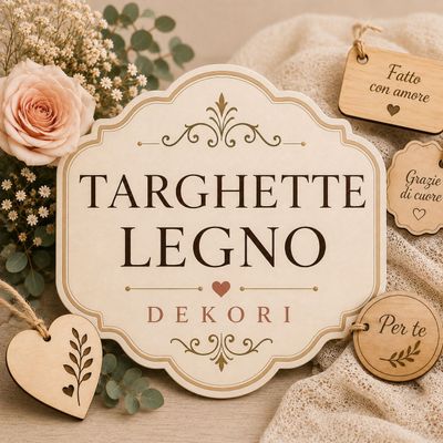 TARGHETTE LEGNO