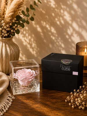 ROSA STABILIZZATA FLOWER CUBE