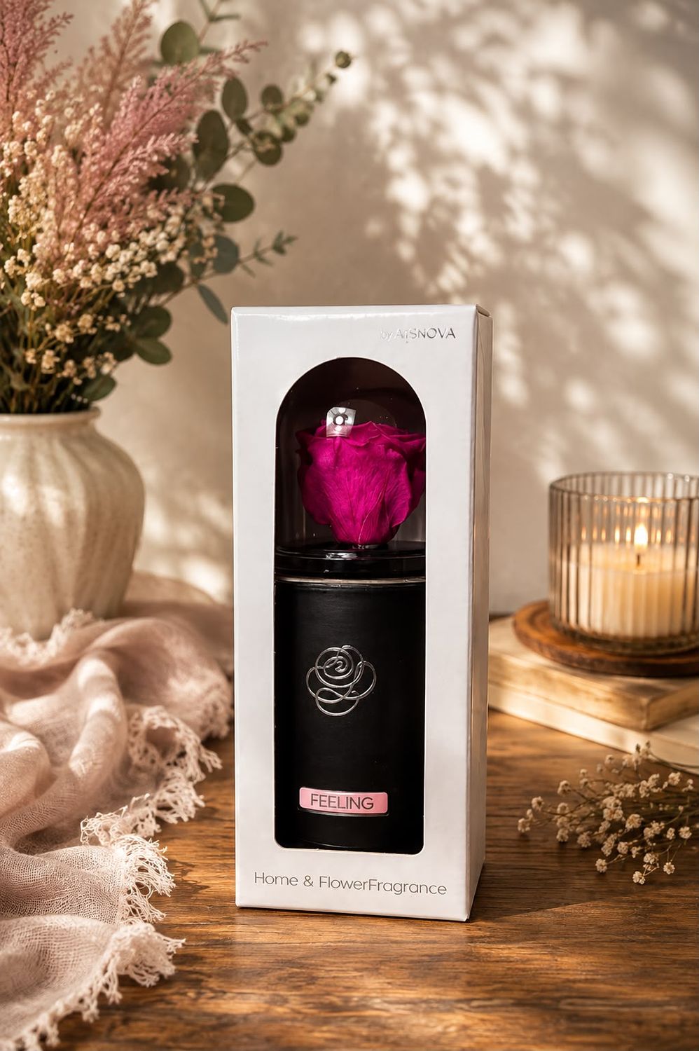 HOME &amp; FLOWER FRAGRANCE | SET DIAMOND ENCHANTED FUCSIA