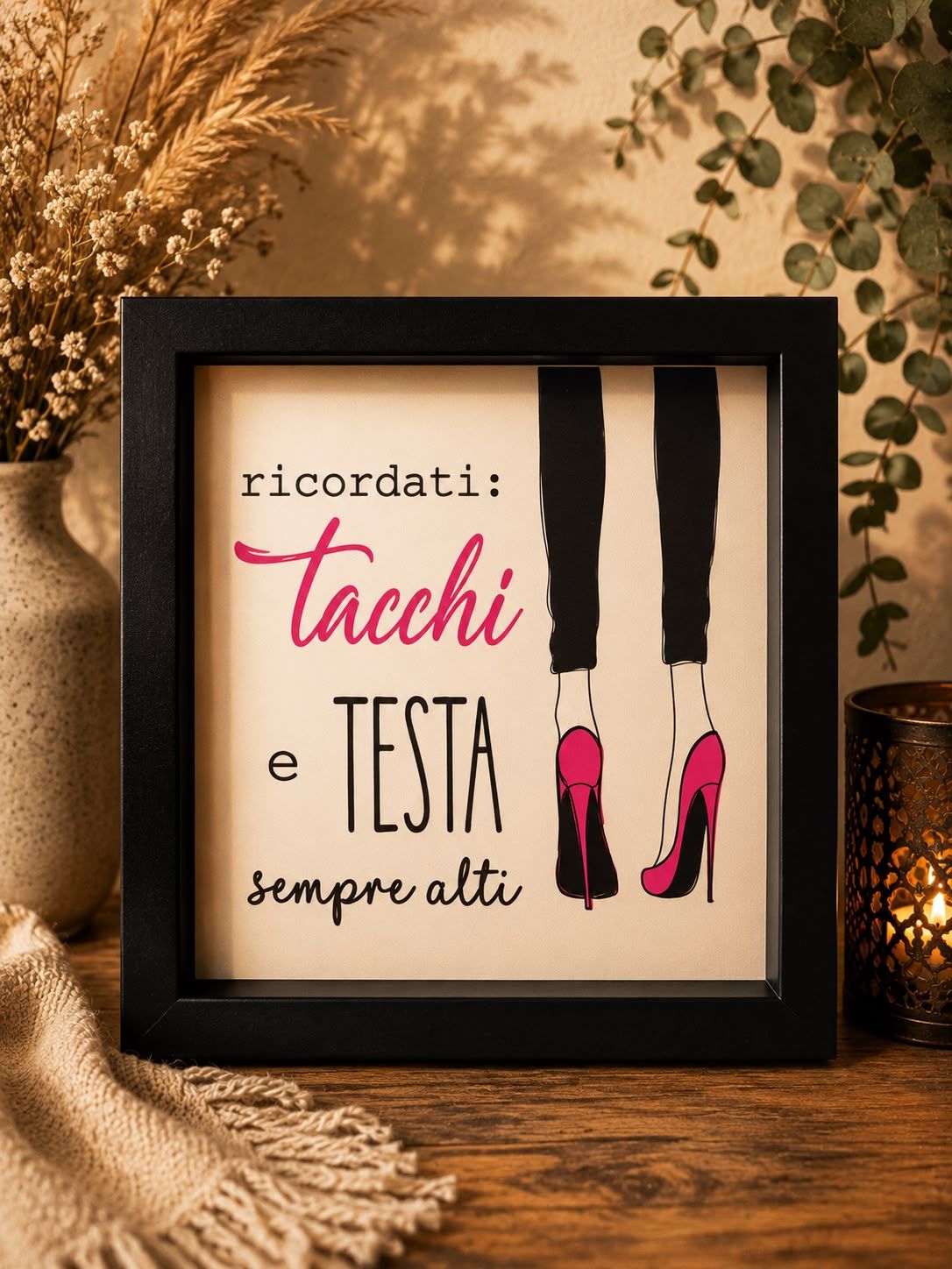 TACCHI E TESTA SEMPRE ALTI
