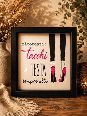 TACCHI E TESTA SEMPRE ALTI
