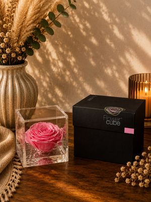 ROSA STABILIZZATA FLOWER CUBE