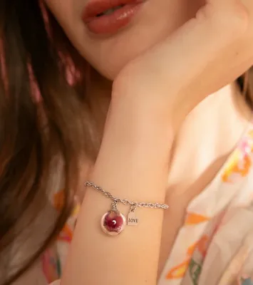 Bracciale dell’amore e dell’amicizia “Rosa”