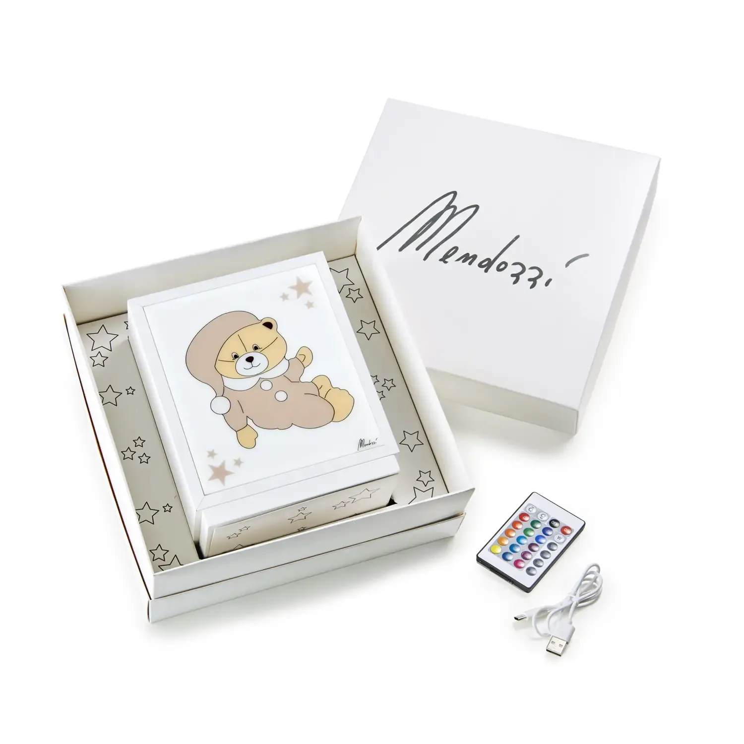 Lampada Mimì Beige Con Luci Ricaricabile Con Usb