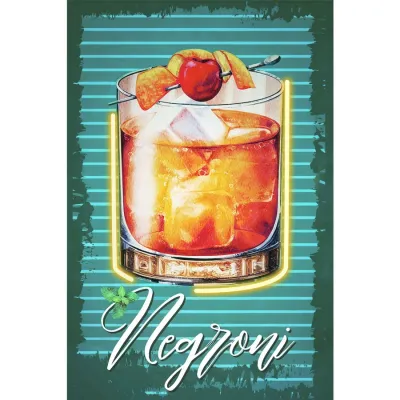 QUADRO LUMINOSO NEGRONI