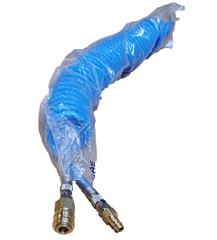 Spiralschlauch 6m inkl. Anschlusskupplung NEU Spiralschlauch 6m inkl. Anschlusskupplung NEU