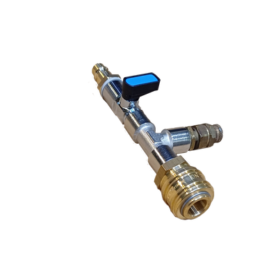 FAS Absperrhahn mit Überdruckventil 8 bar NEU