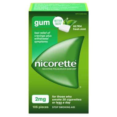 Nicorette 2mg Fresh Mint Gum