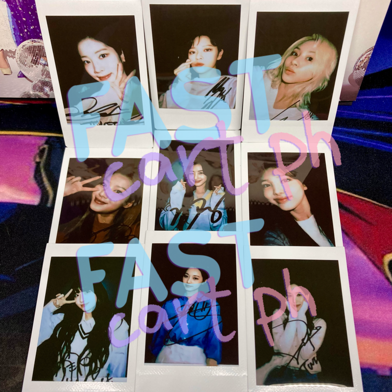 ACMÉ DE LA VIE TWICE SIGNED POLAROID SET