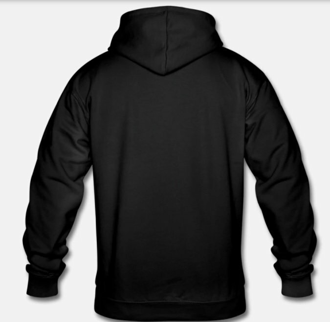 Spliffy Black Hoodie 90s Retro Hoody