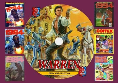 Warren 83 x Comic Magazines on DVD ROM