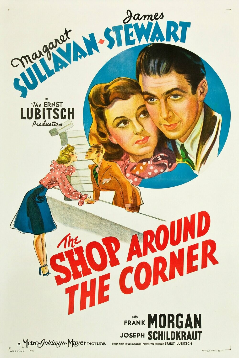 The Shop Around The Corner DVD  (1940) - Margaret Sullavan, James Stewart, Frank Morgan