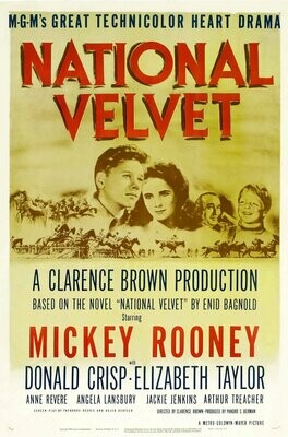 National Velvet DVD - (1944) - Mickey Rooney, Donald Crisp, Elizabeth Taylor, Angela Lansbury, Anne Revere, Reginald Owen, Terry Kilburn