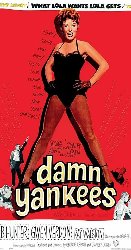 Damn Yankees! DVD - (1958) - Tab Hunter, Gwen Verdon, Ray Walston