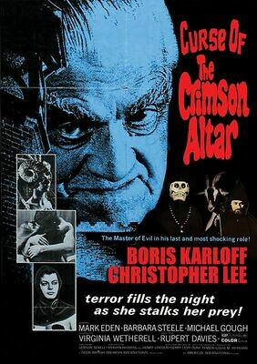 Curse Of The Crimson Altar DVD - (1968) - Christopher Lee, Boris Karloff, Mark Eden