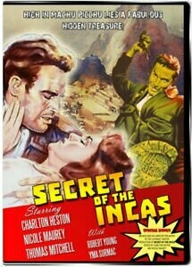 Secret Of The Incas DVD -(1954) - Charlton Heston, Robert Young, Nicole Maurey, Thomas Mitchell