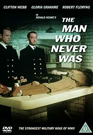 The Man Who Never Was DVD - (1956) - Clifton Web, Gloria Grahame, Robert Flemyng