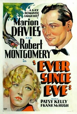 Ever Since Eve: DVD - (1937) - Marion Davies, Robert Montgomery