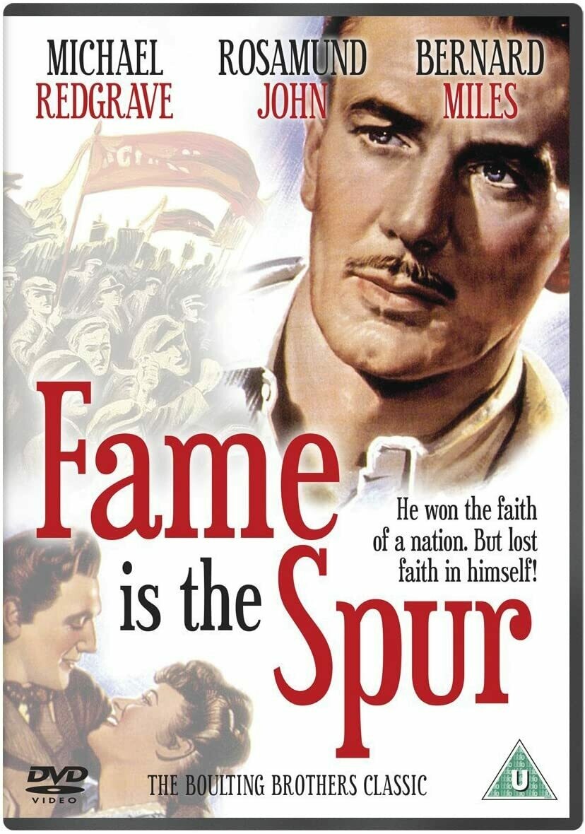 Fame Is The Spur DVD - (1947) - Michael Redgrave, Rosamund John, Bernard Miles, David Tomlinson