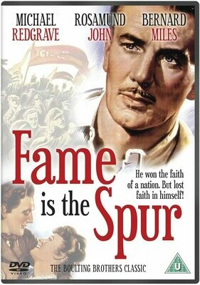 Fame Is The Spur DVD - (1947) - Michael Redgrave, Rosamund John, Bernard Miles, David Tomlinson