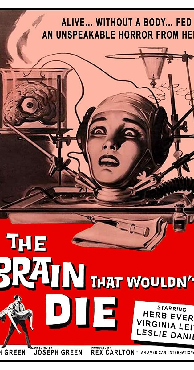 The Brain That Wouldn't Die DVD - (1962) - Jason Evers, Virginia Leith, Leslie Daniel