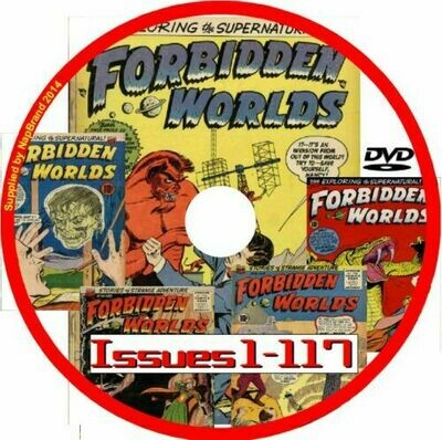 Forbidden Worlds Comics Issues 1 - 117 DVD ROM