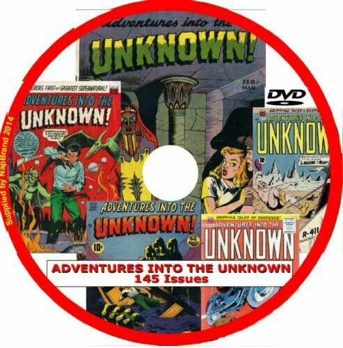 Adventures Into The Unknown 145 Issues  Comic -  DVD ROM