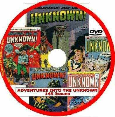 Adventures Into The Unknown 145 Issues Comic - DVD ROM